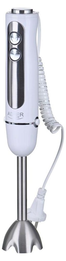 ADLER AD 4625W Hand blender Stainless steel 1500 W White Immagine del prodotto 