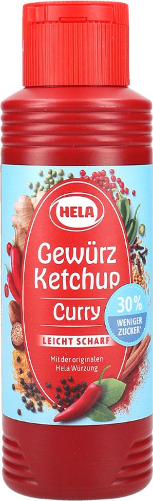 HELA Gewürz Ketchup Curry - leicht scharf - 30% weniger Produktbild 