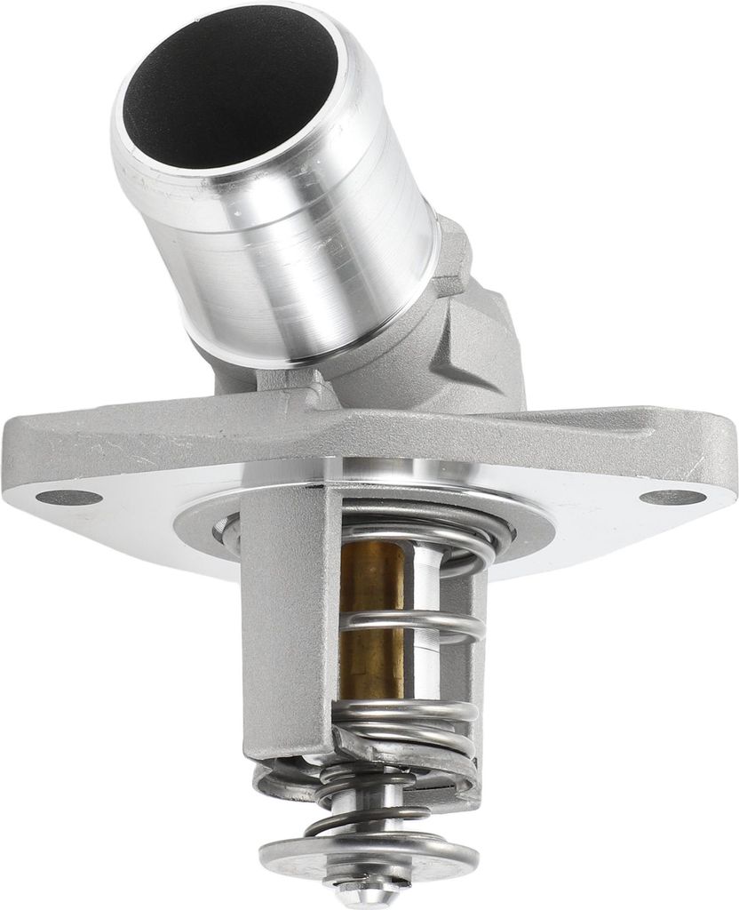 Auto Thermostat Motor Kühlmittel Thermostatgehäuse Montage für Kia Sedona 2019-2021 Sorento 2019-2020 Aluminiumlegierung Nr. 255003L300 Silberfa...