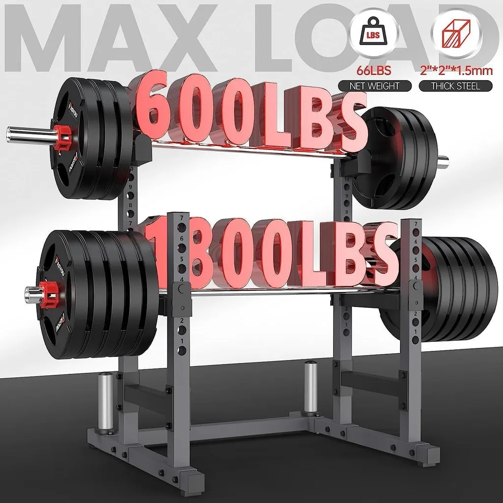 Équipement Musculation Maison pour Squat et Force - Rack SR30 Stable - 2