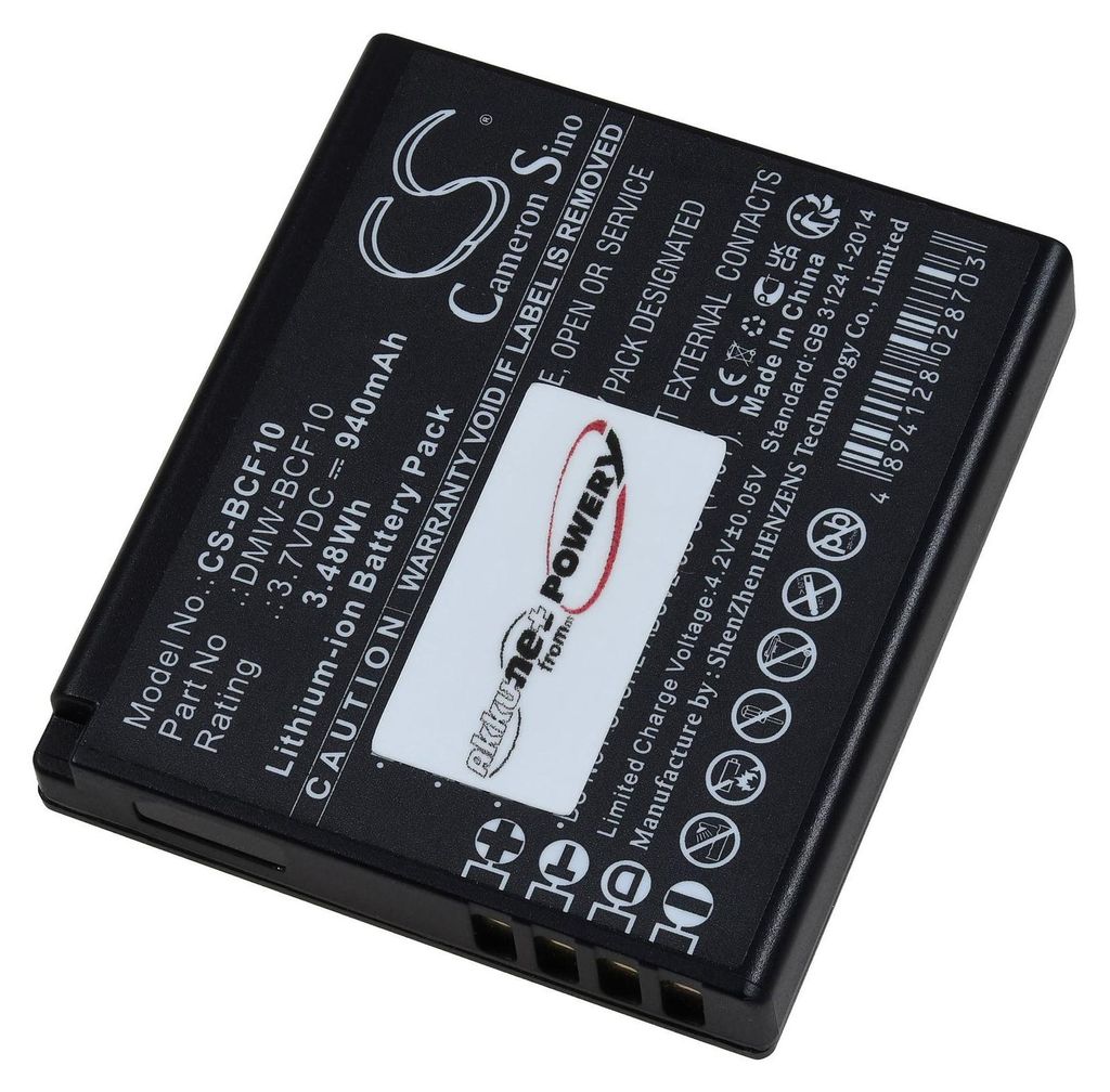 Akku für Panasonic Typ DMW-BCF10E