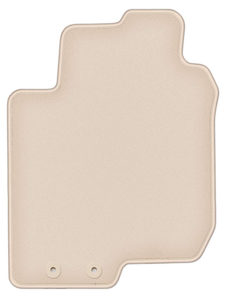 DURBAN Beige Velours-Fahrerfußmatte für Kia Cee`d I Schrägheck, Kombi, Kombi, Coupé (2006-2012)