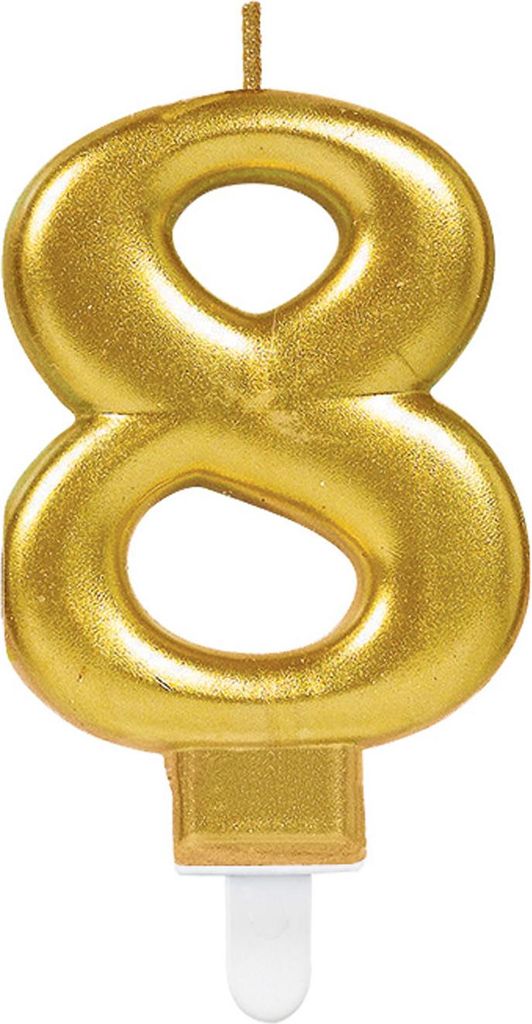 Amscan 728.9901780, Kerzen, Gold, 1 Stück(e) Produktbild 