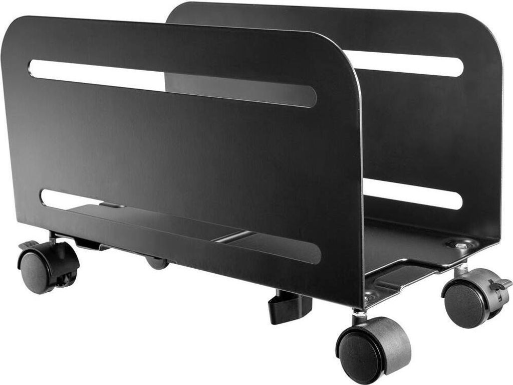 SpeaKa Professional PC Halterung Boden, Stand SP-PCS-150 SP-9009204 Schwarz Belastbar bis=10 kg
