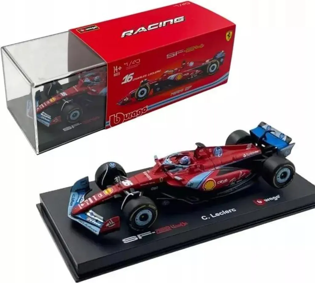 Cadeau Fan Ferrari F1 Miniature SF-24 Miami GP Charles Leclerc 1:43