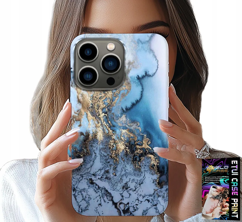 Custodia Marmo iPhone 16 Pro Max - Protezione Vetro Antigraffio