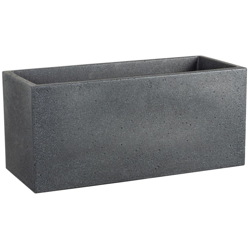 Scheurich Pflanzkasten 60/240  " C-Cube Long "  Stony Black Produktbild 