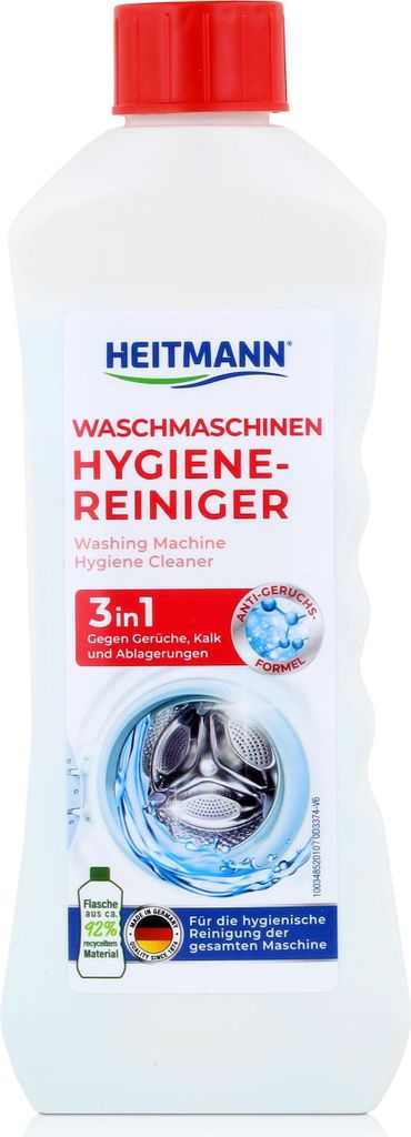 Heitmann Waschmaschinen Hygiene Reiniger 250ml gegen Kalk und Gerüche (1er Pack)