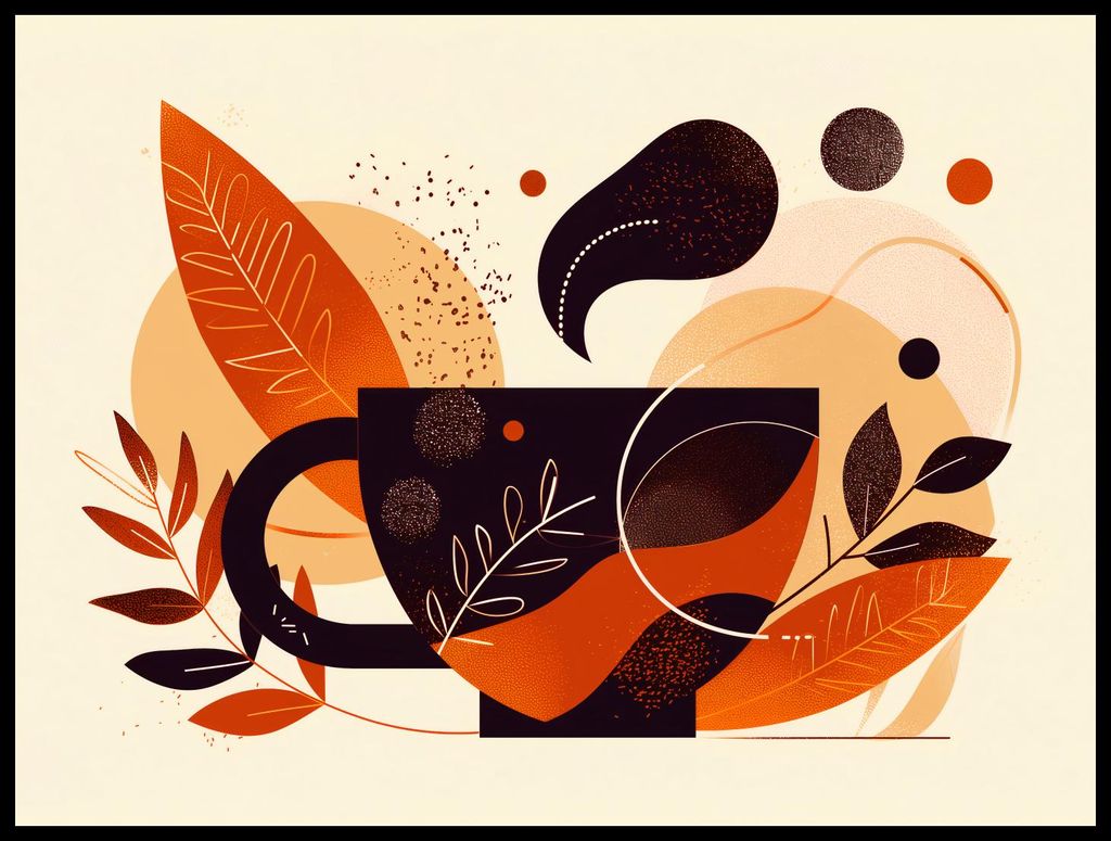 Plakat 80x60cm Fächer der Wärme