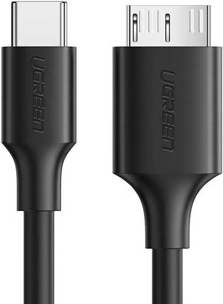 Cavo Ugreen Micro USB 3.0 a Type-C 1m - Nero per Hard Disk - 22