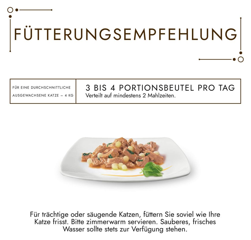 Comida húmeda gourmet para gatos, surtido de variedades, Imagen del producto 