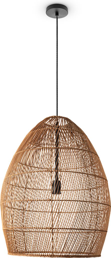 Pendelleuchte Wohnzimmer Boho Korbleuchten Pendellampe Produktbild 