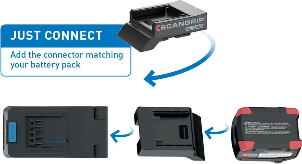 Projecteur LED double Scangrip Duo Connect idéal pour rénover vos ateliers - 9
