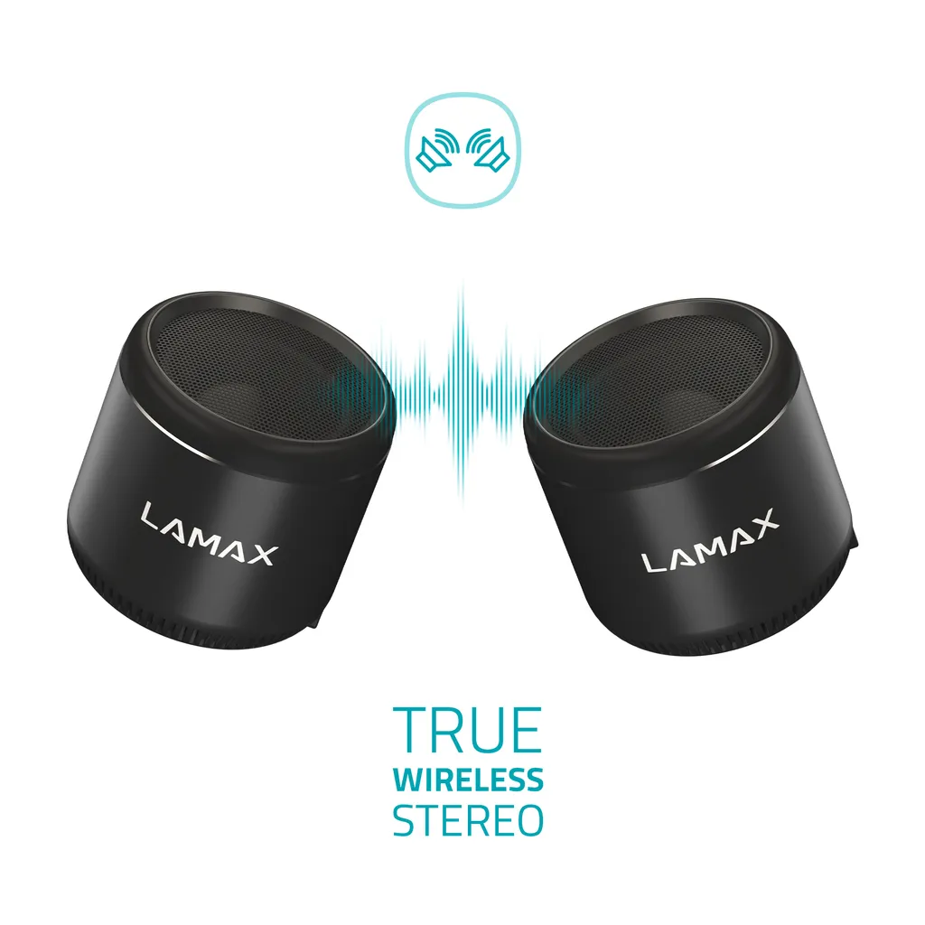 Mini Enceinte Nomade Bluetooth LAMAX Sphere2 Mini Puissante et Légère - 4