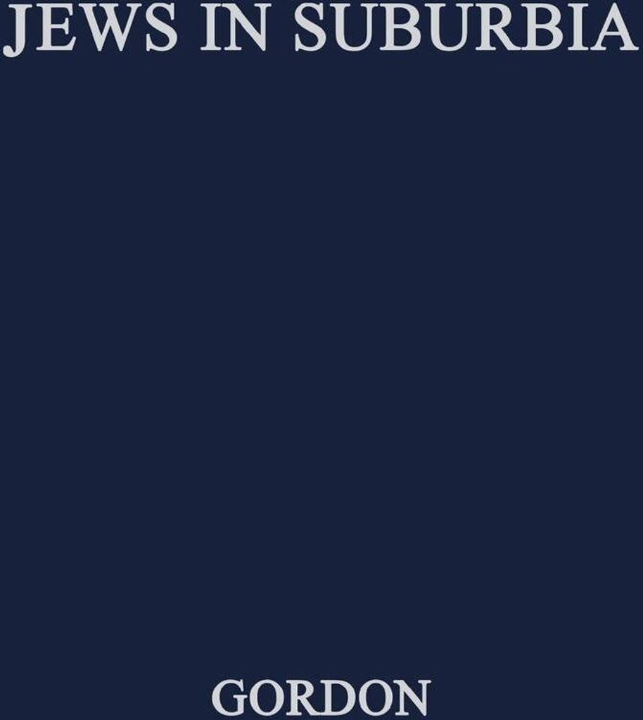 Jews in Suburbia