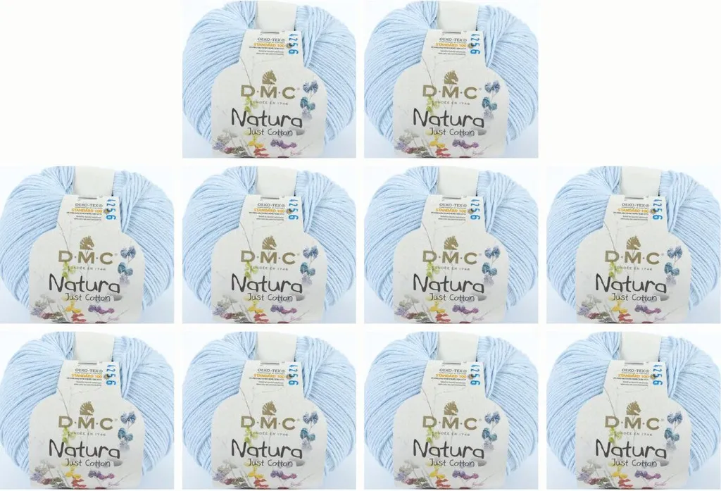 Fil à crocheter DMC Natura Just Coton mat - Pack de 10 pelotes N05