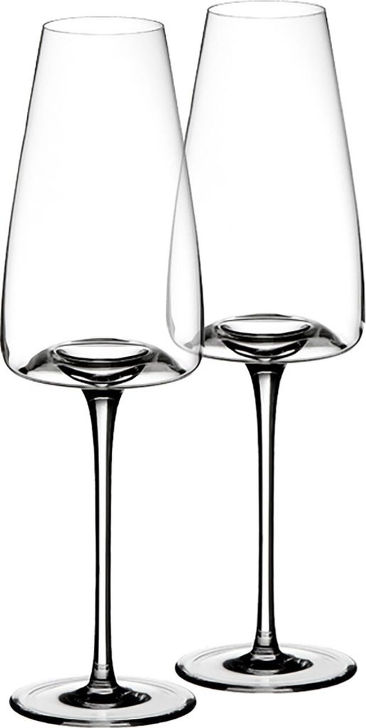 Zieher RICH - kristallines Glas - D7cm H23cm - 2er Produktbild 