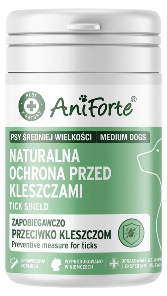 AniForte Kapsułki ochrona przed kleszczami dla średnich Zdjęcie produktu 