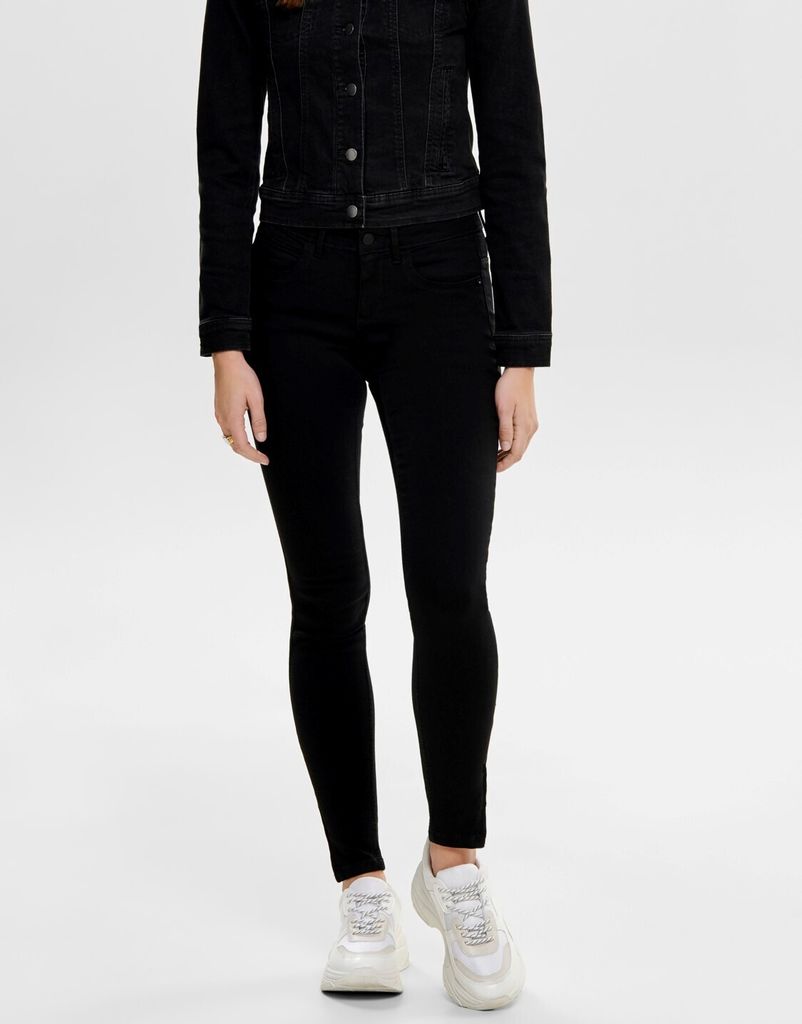Only Damen Jeans Kendell Eternal Denim Skinny Fit Hose, Größe:S, Länge:L32