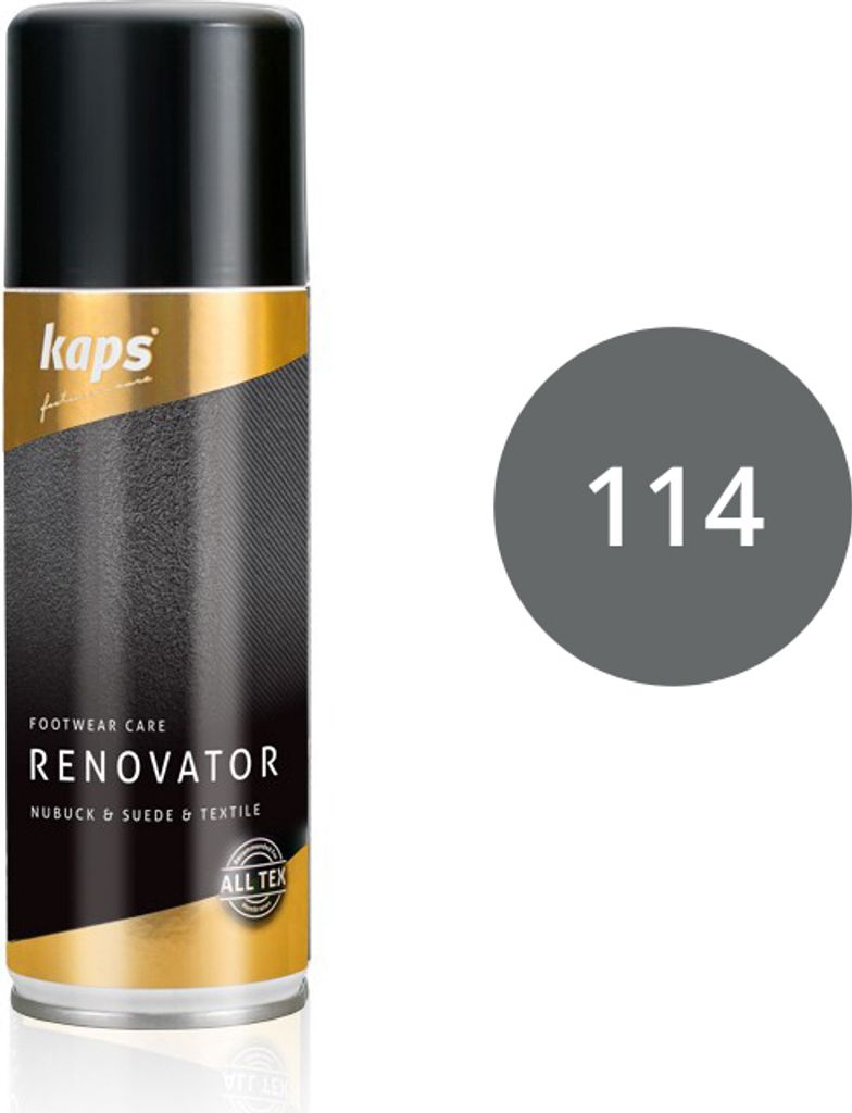 Renovator für Wildleder- und Nubukschuhe - Kaps Renovator 200 ml - Hellgrau (114#)
