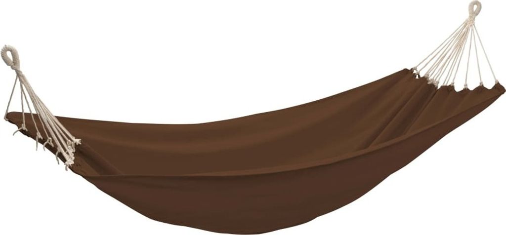 Möbel Hängematte 260 x 150 cm XL braun - Hängesessel 40358