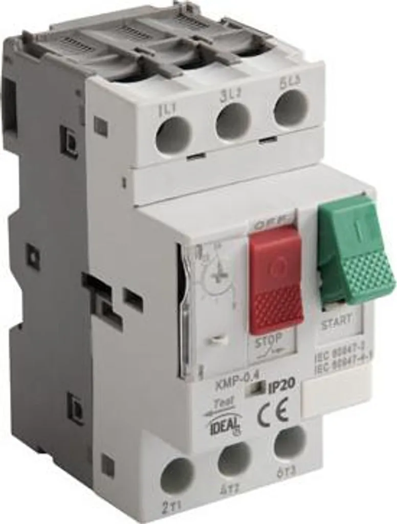 Disjoncteur de protection moteur KMP Kanlux 24062 réglable 0,25-0,4 A
