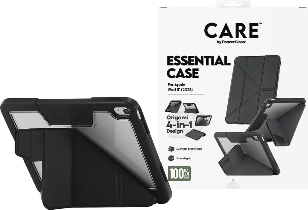 PanzerGlass CARE iPad 11 2025 Custodia Nera Essential - Offerta Online - 2