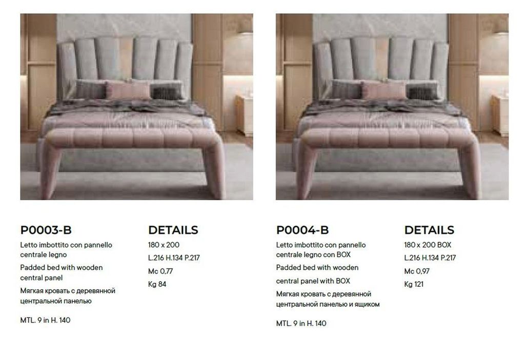 Bettrahmen Design Polster Bett Designer Möbel Grau Neu Betten Schlafzimmer Luxus