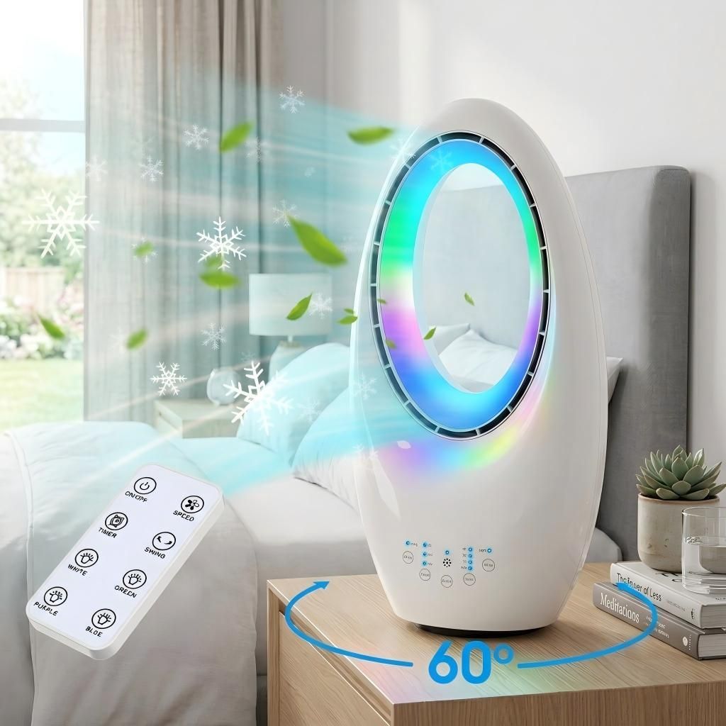 AIORBER Ventilatore senza pale 3 in 1 con timer, rotazione Immagine del prodotto 