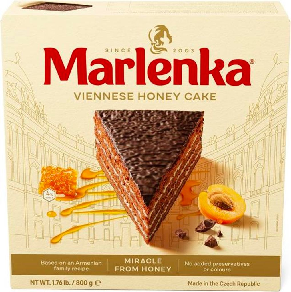 Gâteau viennois au miel MARLENKA® 800 g Image du produit 