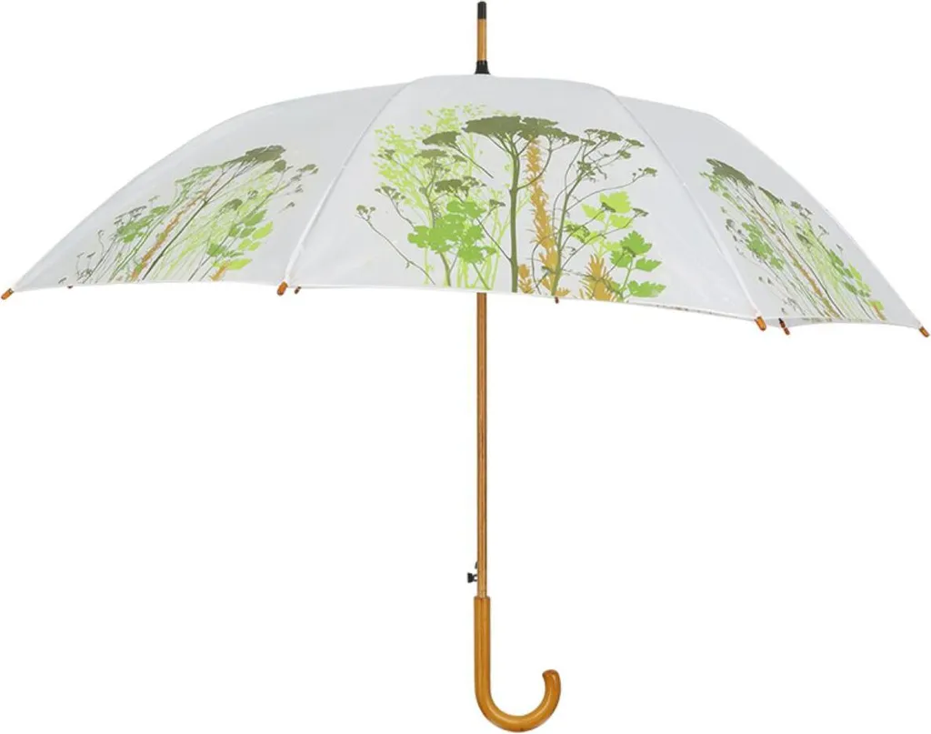 Ombrello Esschert Design 120cm Floreale | Manico in Legno Elegante