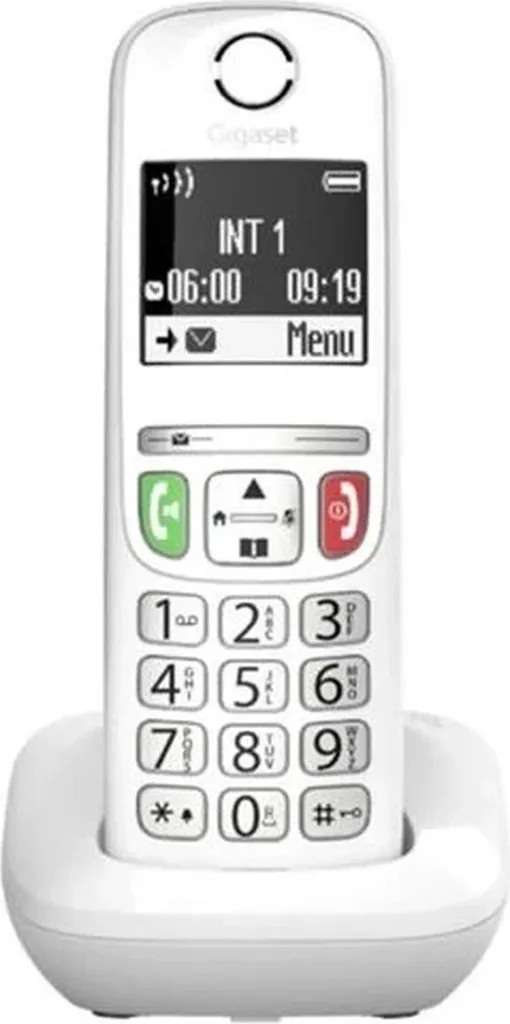 Téléphone sans fil Gigaset E270 pour senior avec grand écran et son clair