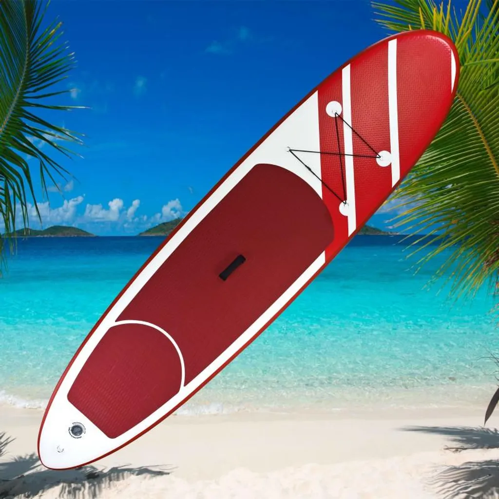 Paddle Gonflable Dema 17672D Rouge 305x71 cm avec Accessoires 90 kg