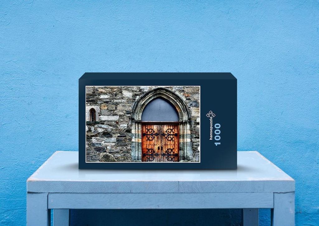 hansepuzzle 74250 - gotische Architektur Puzzle, 1000 Teile, Gebäude, 60,0 x 46,0cm mit hochwertiger Aufbewahrung, Kartonbox & Beutel
