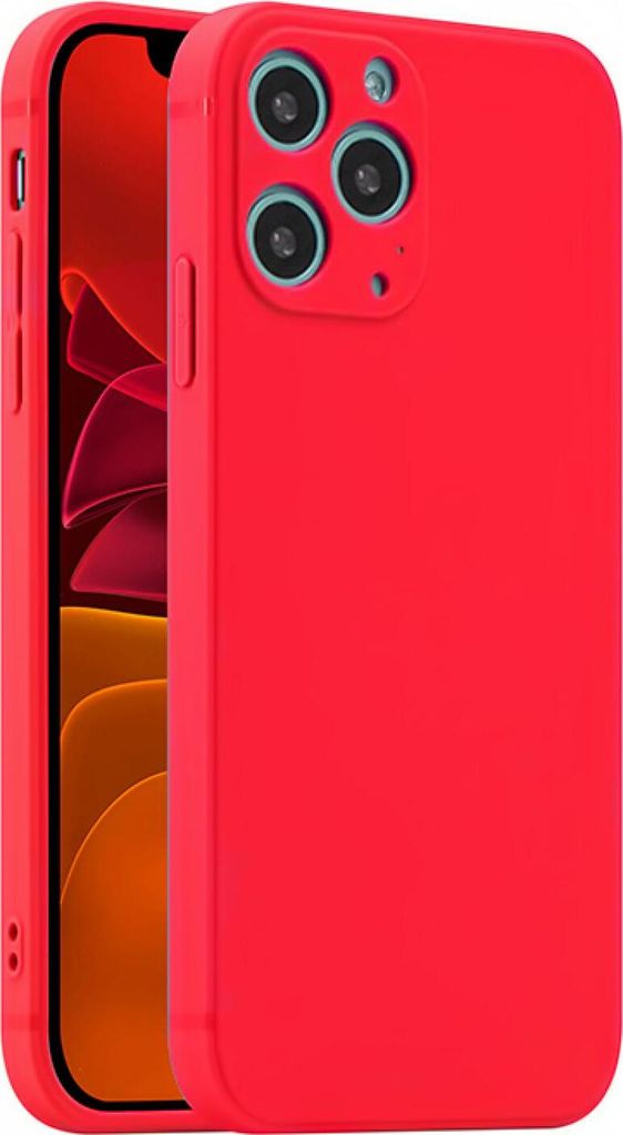 Apple iPhone 13 Pro Max Round Edge TPU Case Rot Produktbild 