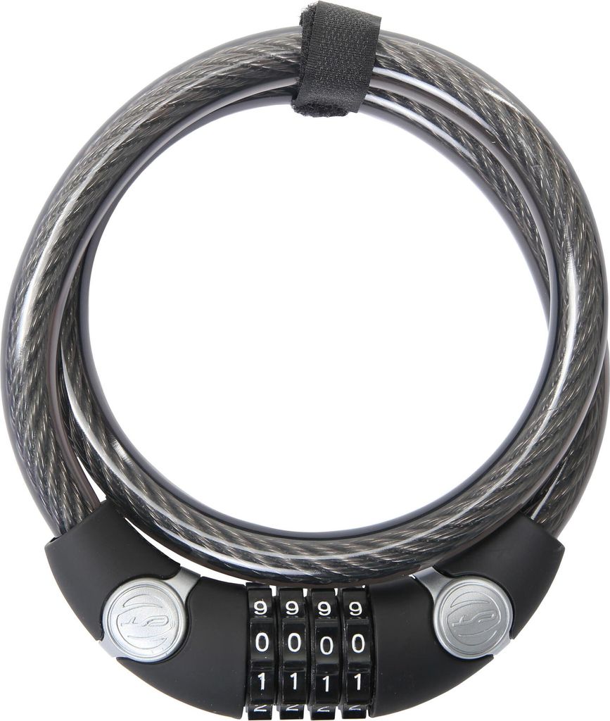 Contec Zahlenkabelschloss Ecoloc ct comb.Kabelschloss Ecoloc 15mm x 85cm schwarz
