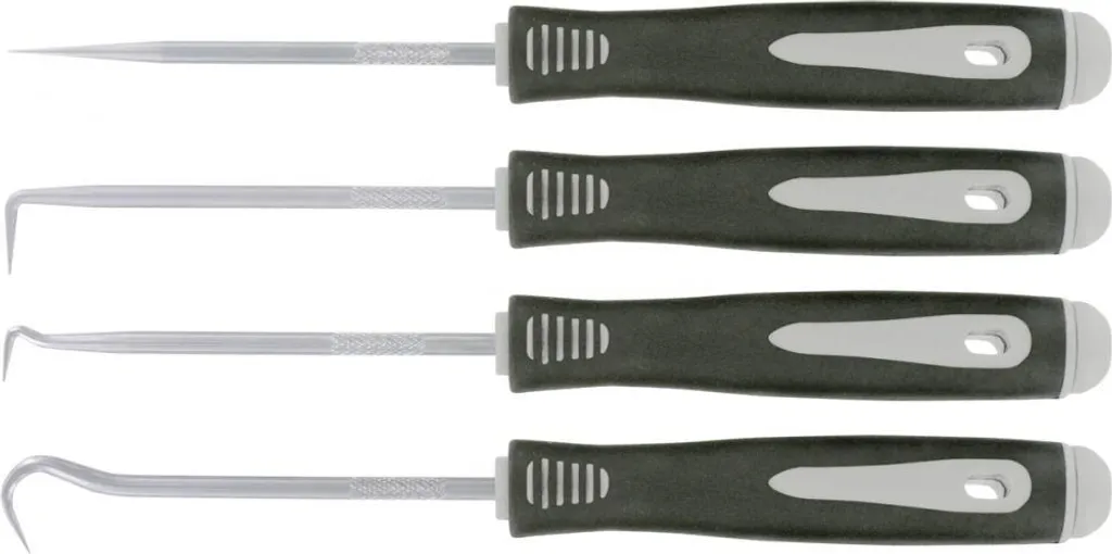 Jeu de Crochets de Précision Var Pick Hook Set pour Mécanique Noir