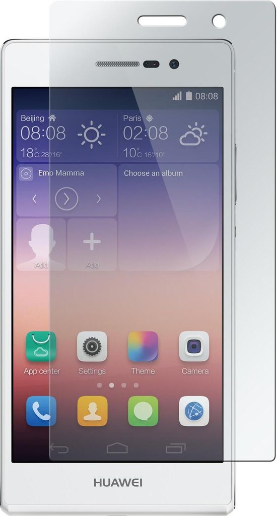 2er-Pack PhoneNatic Displayschutzfolien matt kompatibel mit Huawei Ascend P7