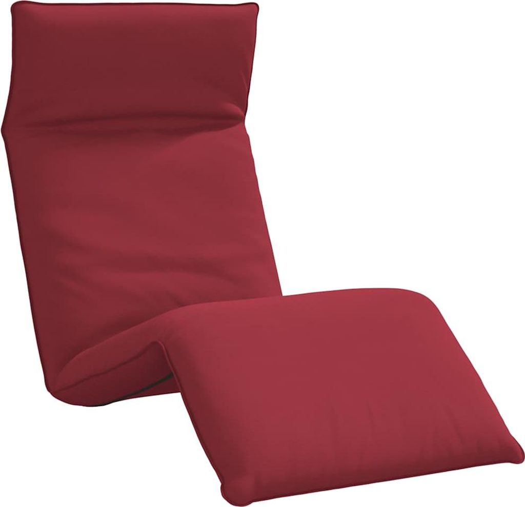 vidaXL Sonnenliege Klappbar Weinrot 175x54x8,5 cm Produktbild 