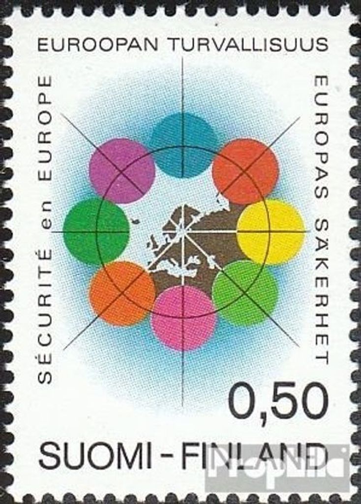 Briefmarken Finnland 1972 Mi 715 (kompl.Ausg.) postfrisch Europ. Sicherheitskonferenz