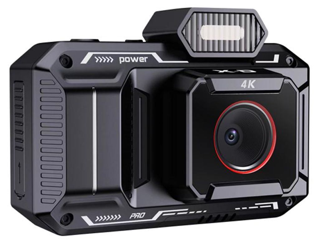 4K-Digitalkameras für Fotografie mit Aufbewahrungstasche, Vintage-48-MP-Videokamera für Vlogging mit Auto-Zoom-Timing-Blitz, 2500-mAh-Akku, Point...
