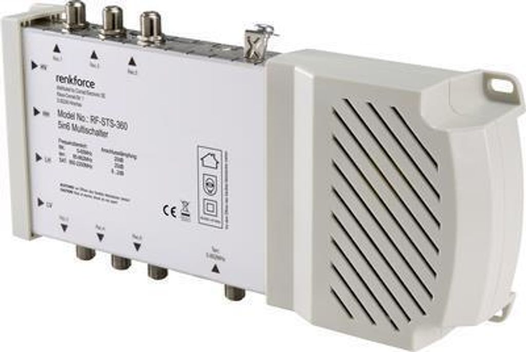 Renkforce RF-STS-360 SAT Multischalter Eingänge Produktbild 