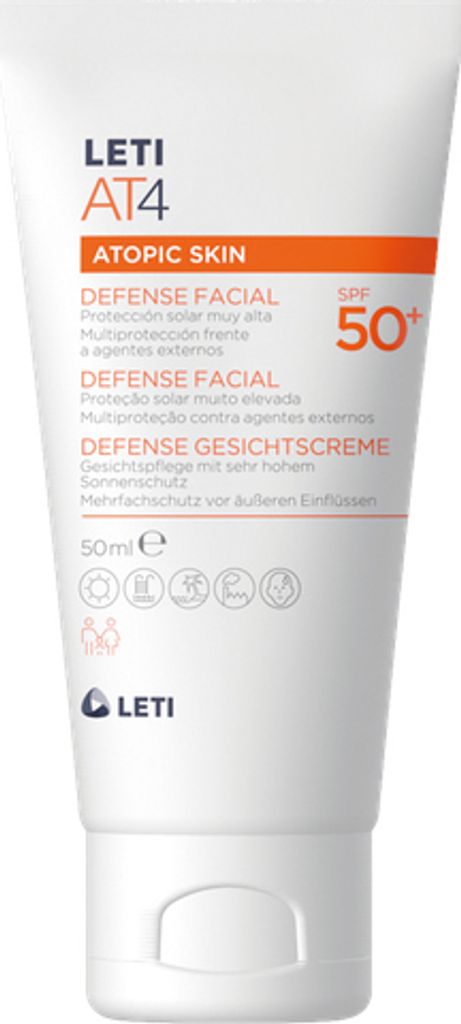 Leti At4 Defense Gesichtsbehandlung Spf50+ 50 ml