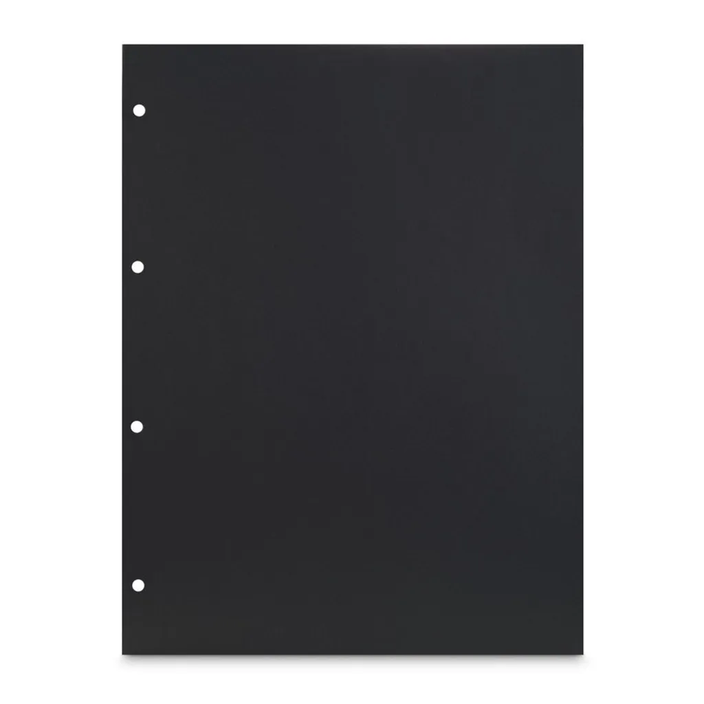 Cartoncino Fotografico Hama Nero 23,3x31 cm - 25 Fogli Perforati Ricambio