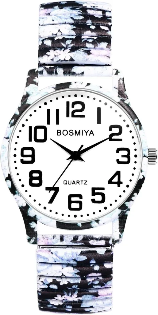 Orologio Boho Chic Donna: Cinturino Elastico in Acciaio Inox Fashion