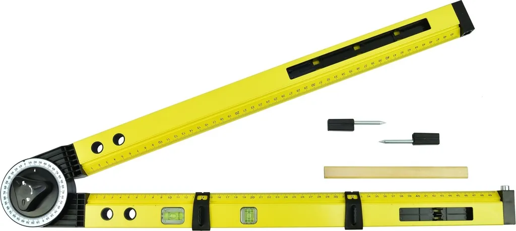 Niveau multifonction 50cm avec rapporteur d'angle - Haute précision G03316