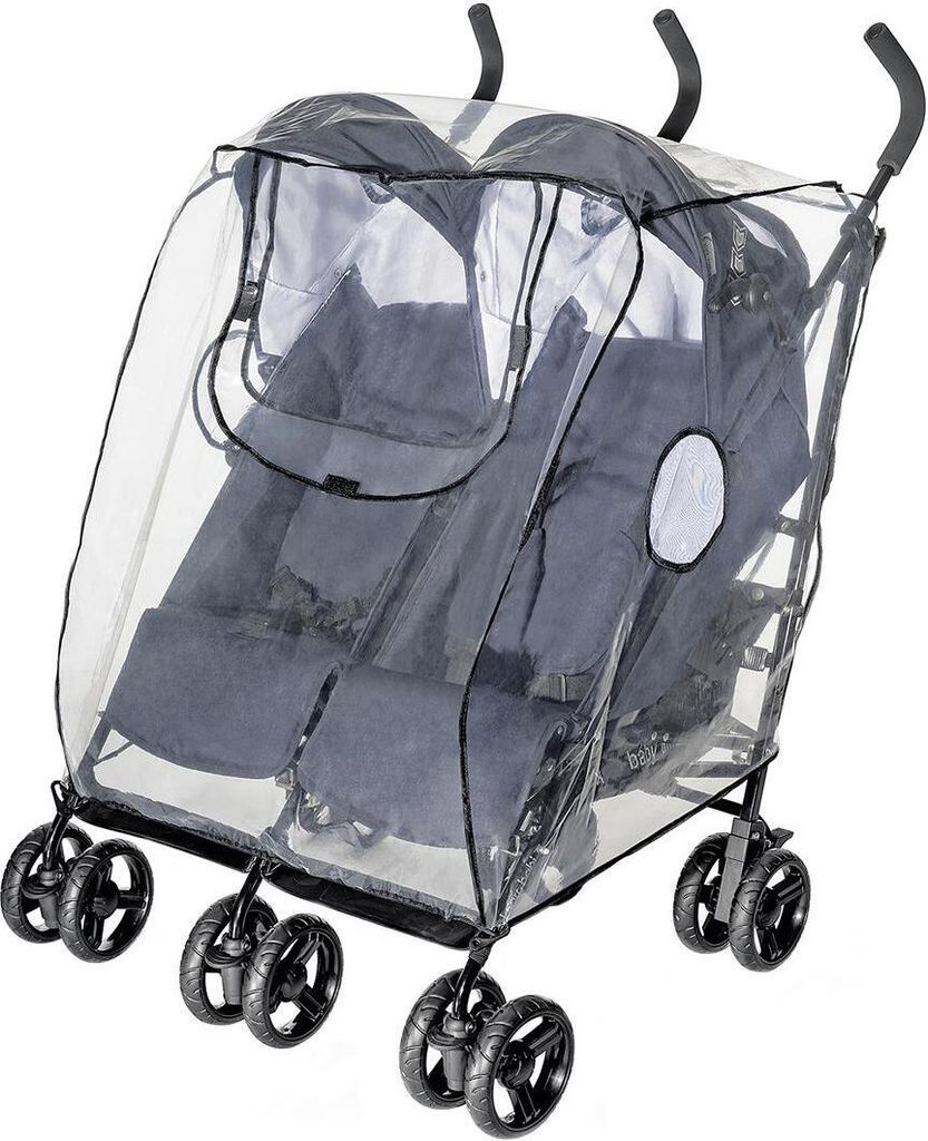 reer Regenschutz für Zwillingswagen 621673 Produktbild 
