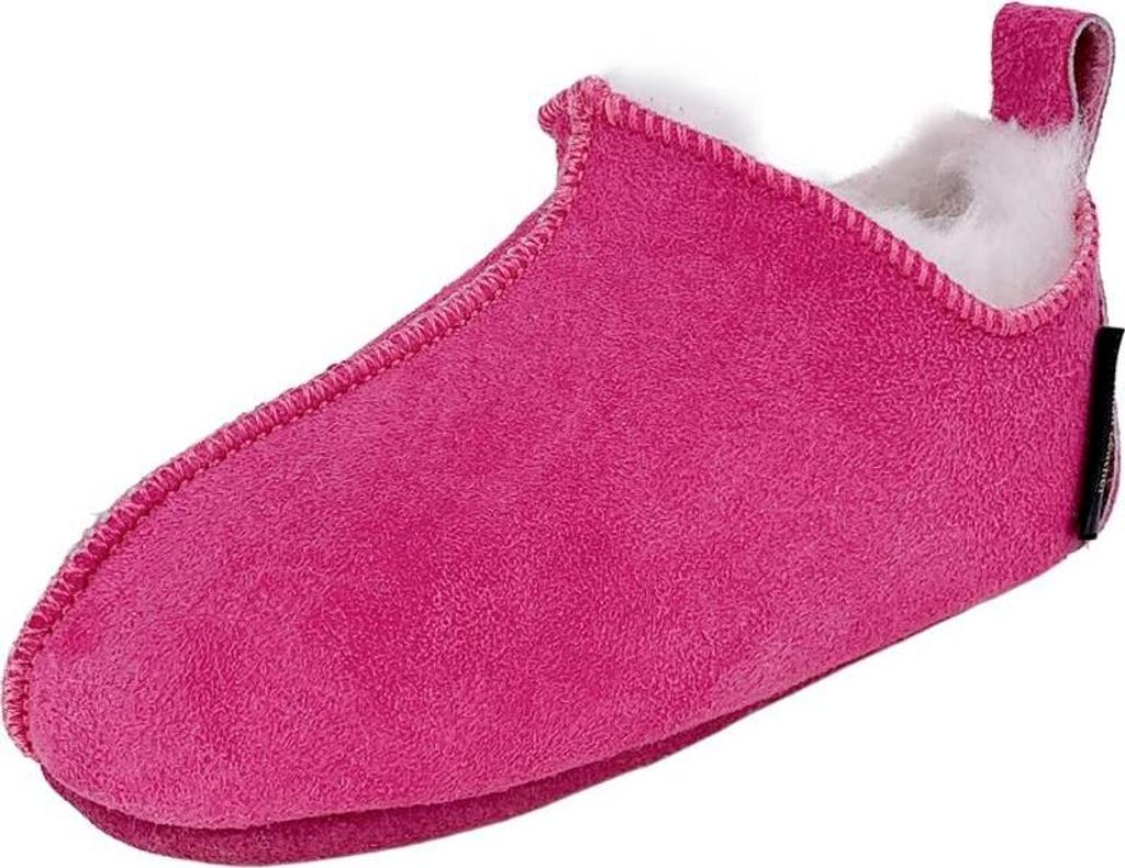 Lammfell Kinder Hausschuhe - BALI - Farbe: Pink | Schuhgröße: EUR 25/26