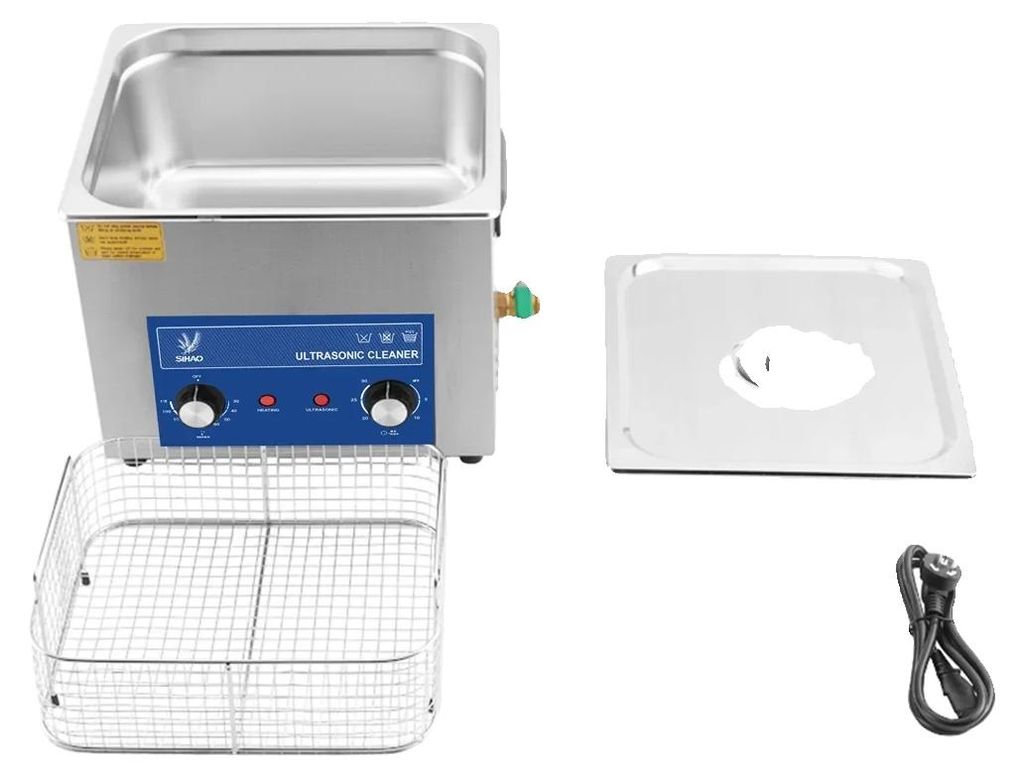 Ultraschallreiniger, 40kHz Frequenz, tragbares Design, 15L Blau