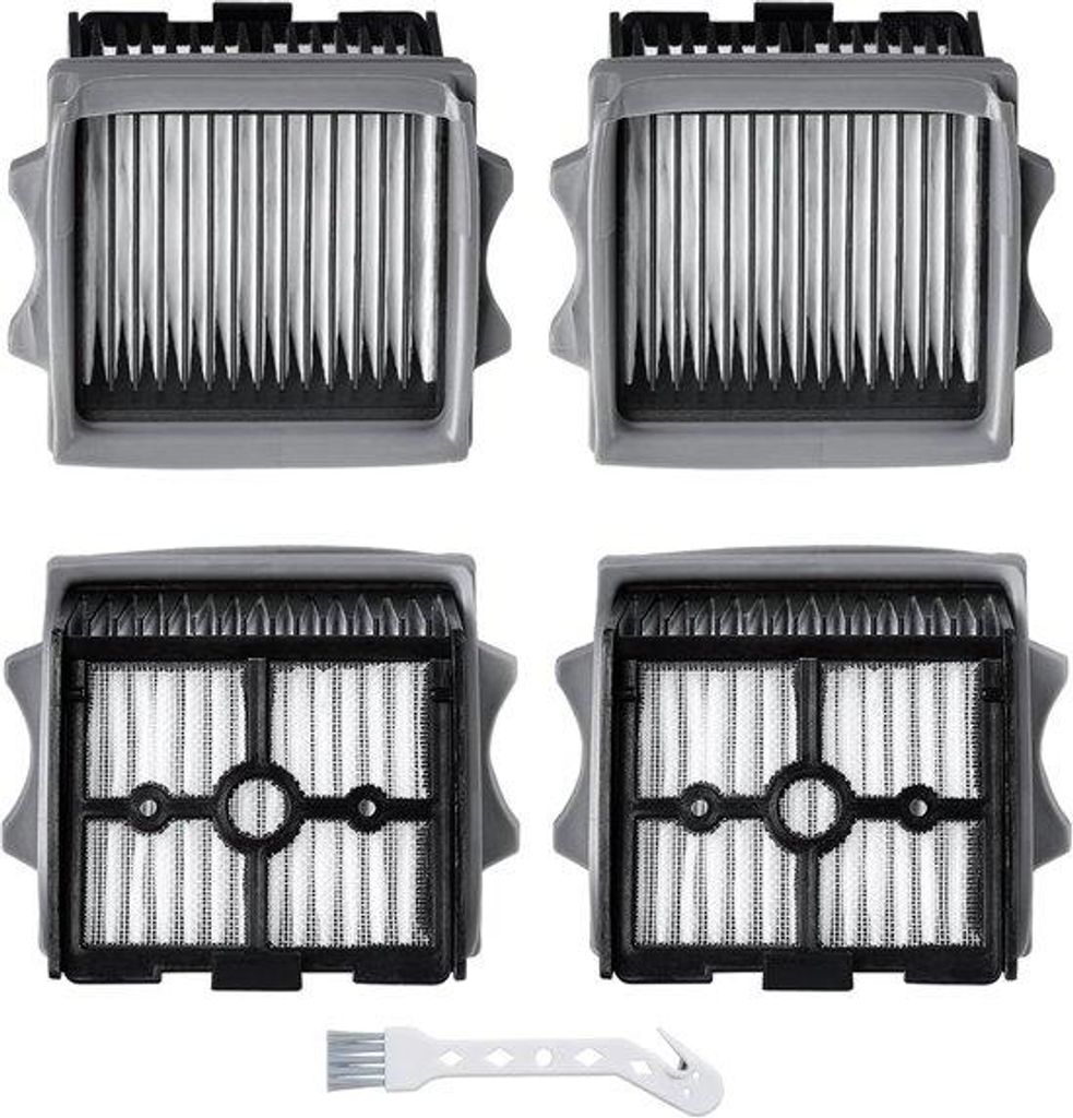 4-teilige Ersatz-HEPA-Filtere für Trockentücher und Nasssauger, geeignet für Tineco FLOOR ONE S5 Combo/S5 Combo Power KIT
